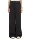 THOM KROM THOM KROM ELASTICATED WAISTBAND WIDE LEG TROUSERS