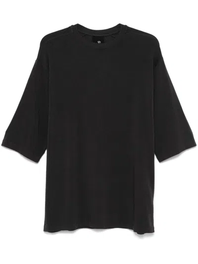 Thom Krom Embroidered-detail T-shirt In Schwarz