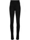 Thom Krom Exposed-seam Detail Trousers In Black