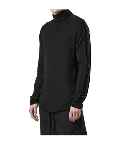 Thom Krom Exposed-seam Sweater In Black