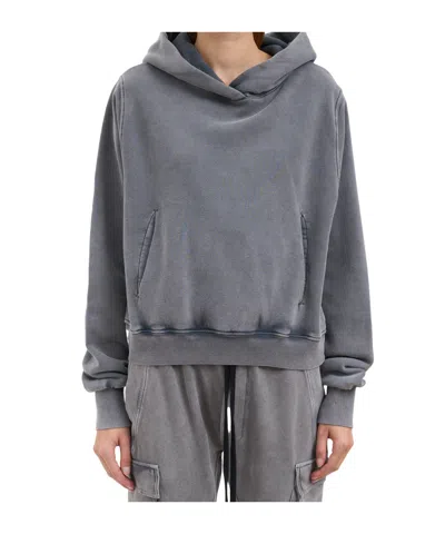 THOM KROM FELPA IN COTONE CON CAPPUCCIO