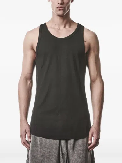 Thom Krom Fine-ribbed Tank Top In Black