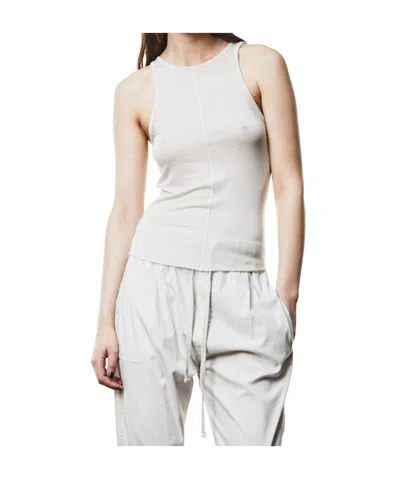 Thom Krom Fine-ribbed Tank Top In White