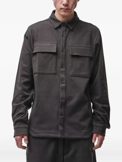 Thom Krom Flap-pocket Shirt In Gray
