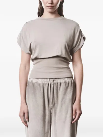 Thom Krom Gathered T-shirt In Gray