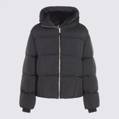 THOM KROM THOM KROM BLACK NYLON DOWN JACKET