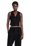 Thom Krom Gilet Di Lana W J 212 In Black