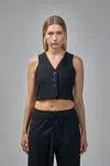 Thom Krom Gilet Di Lana W J 212 In Black