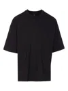 Thom Krom Stretch Cotton Modal Graphic T-shirt In Black