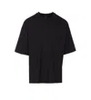 Thom Krom Black Crew Neck T-shirt In Black