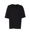 Thom Krom Black Crew Neck T-shirt In Black