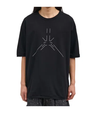 Thom Krom Graphic T-shirt In Black