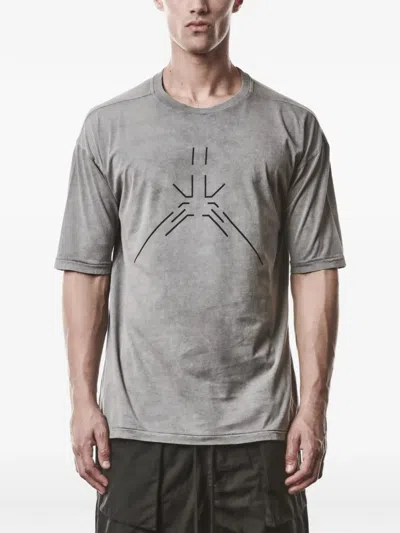 Thom Krom Graphic T-shirt In Gray