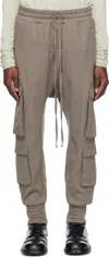 Thom Krom Gray M St 498 Cargo Pants In Rock