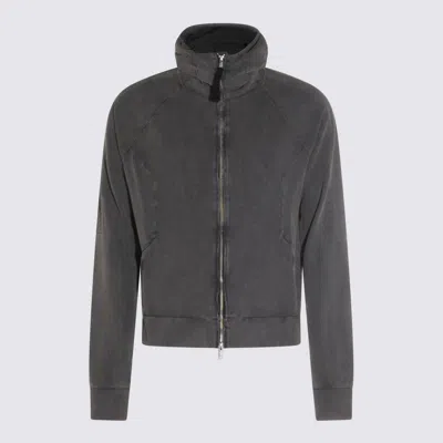 Thom Krom Dark Grey Cotton Sweatshirt In Gray