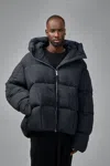 Thom Krom Guilted Nylon Puffer Jacket In Blue
