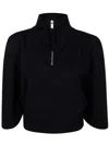 Thom Krom High-neck Zip-front Top In Blue