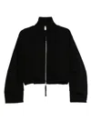 Thom Krom Cropped Harrington Jacket In Black