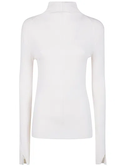 Thom Krom High Neck Sweater In White