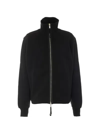 THOM KROM HIGH-NECK ZIP-UP CARDIGAN