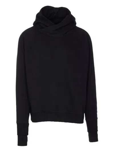 Thom Krom Hooded Men Sweatshirt In Black