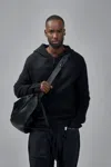Thom Krom Hooded Sweater With Long Cuffed Sleeves In Black