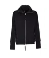 Thom Krom Black Jacket With Zip Closure In Black