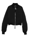 Thom Krom Long-sleeve Bomber Jacket In Black
