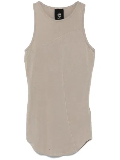 Thom Krom Jersey Tank Top In Grey