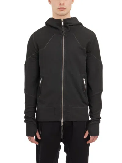 Thom Krom Panelled Hooded Jacket In Black