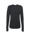 Thom Krom Knit Sweater With Thumbholes In Black