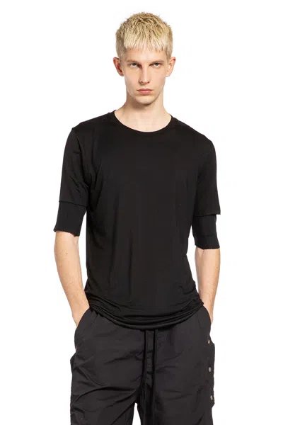 Thom Krom Layered Stretch Modal T-shirt In Black
