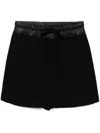 Thom Krom Lightweight Twill Shorts In 黑色