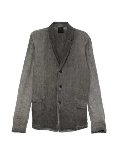 THOM KROM LINEN BUTTON-UP JACKET