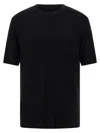 Thom Krom Contrast-stitch Short-sleeve T-shirt In Black