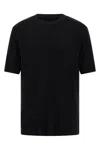 Thom Krom Contrast-stitch Short-sleeve T-shirt In Black
