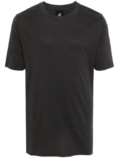 Thom Krom Logo-embroidered T-shirt In Grey