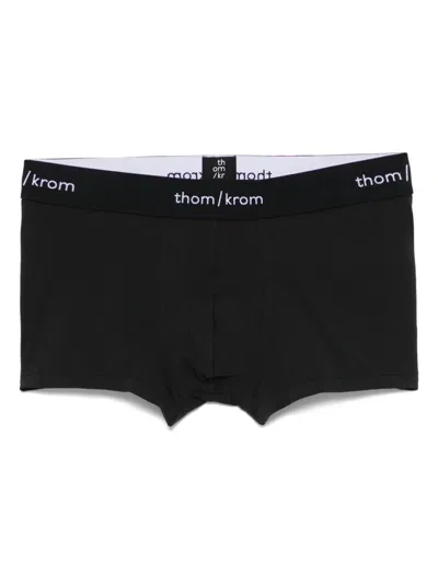 Thom Krom Logo-jacquard Boxers In Black