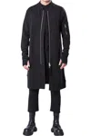 Thom Krom Long Black Jacket In Black