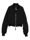 Thom Krom Long-sleeve Bomber Jacket In Black