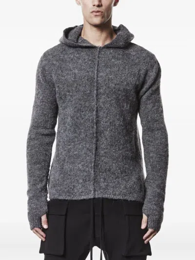 Thom Krom Long-sleeve Hoodie In Gray