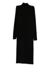 Thom Krom Long-sleeved Dress In Black