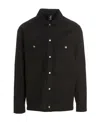Thom Krom Oversized Chest-pocket Shirt Jacket In Black