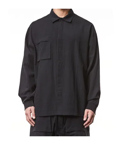 Thom Krom Long-sleeved Shirt In Black