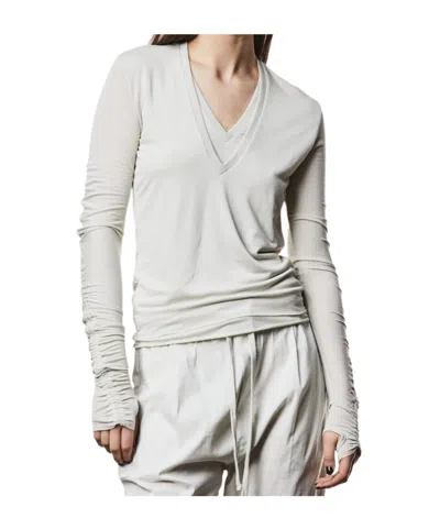 Thom Krom Long-sleeved T-shirt In White
