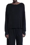 Thom Krom Women Sweatshirt Round Neck In Black