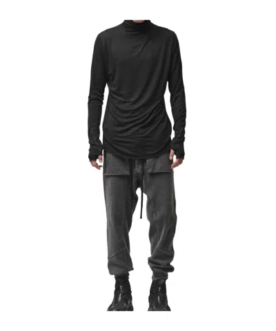 Thom Krom Long-sleeve Knit Top In Black