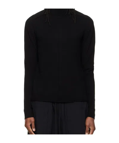 Thom Krom Long-sleeved Sweater In Black