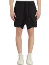 Thom Krom Relaxed Fit Black Bermuda Shorts With Drawstring