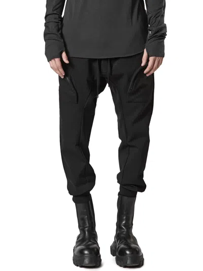 Thom Krom Low Crotch Cotton Pants In Black